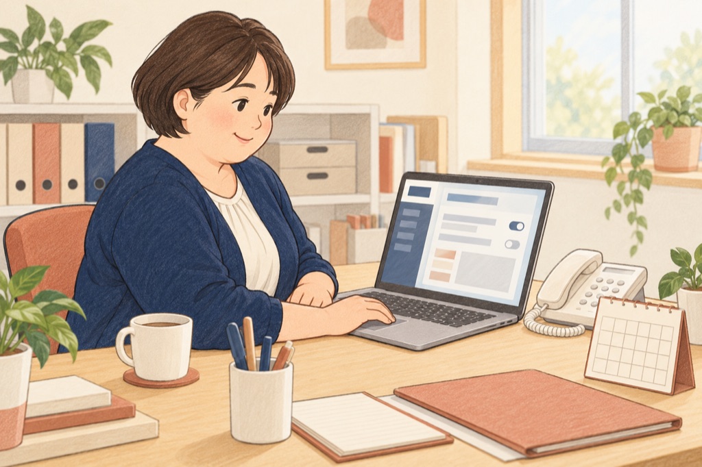 事務局が転送先を設定する